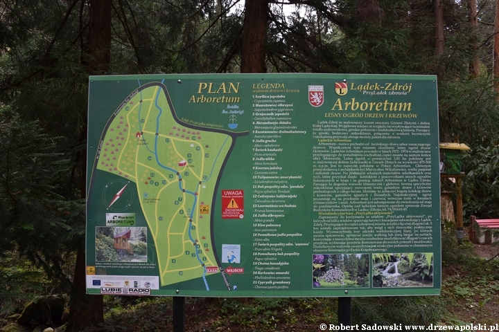 Arboretum w Lądku Zdroju